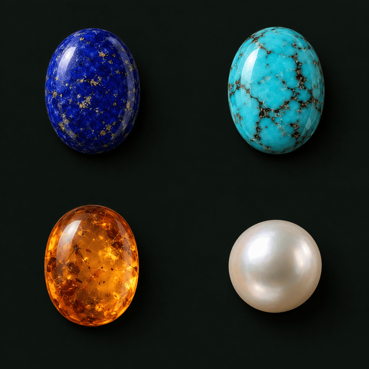Oval Lapis Lazuli — illustrative shape study