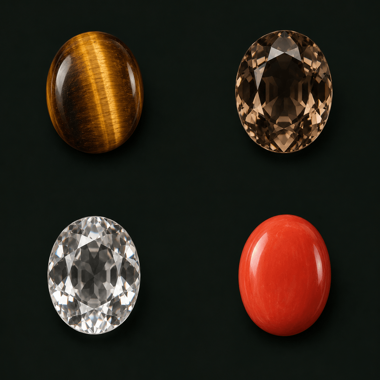 Oval Tiger’s Eye — illustrative shape study