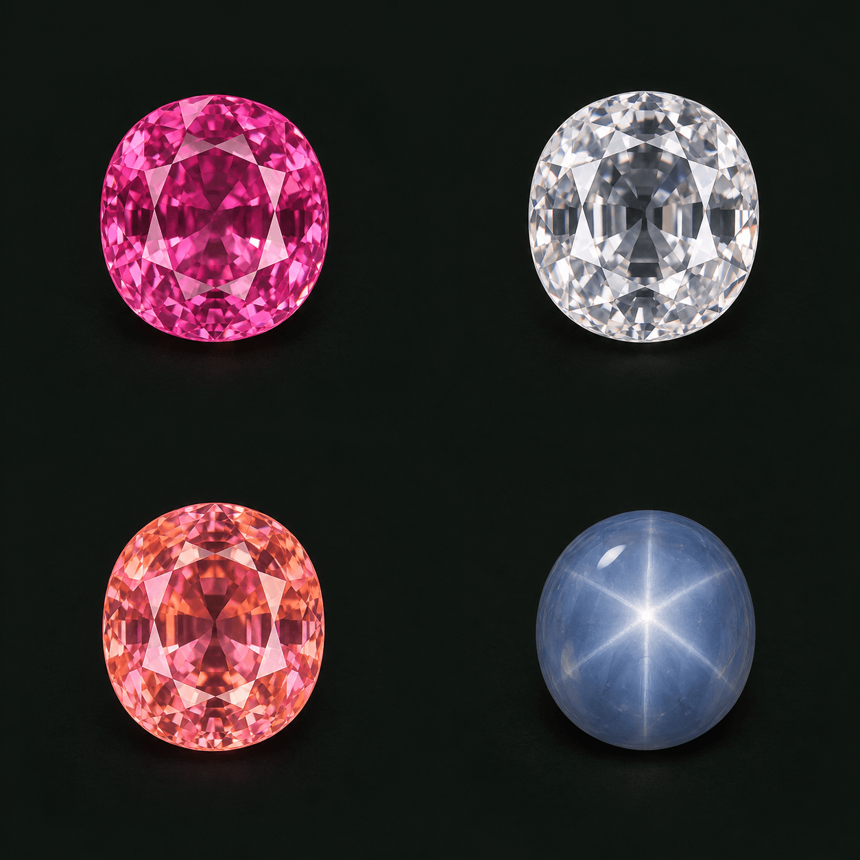 Oval Pink Sapphire — illustrative shape study