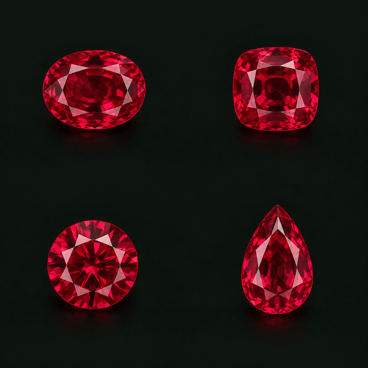 Oval Ruby — illustrative shape study